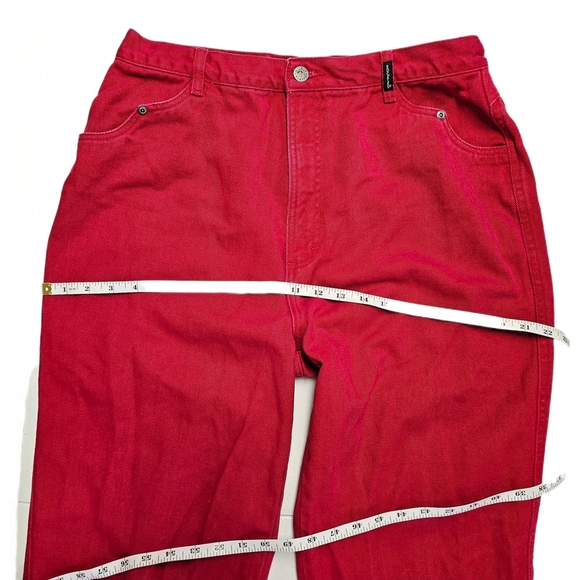 Rockies Authentic Jeanwear Vintage Bold Red Denim Womens Jeans - Picture 9 of 12